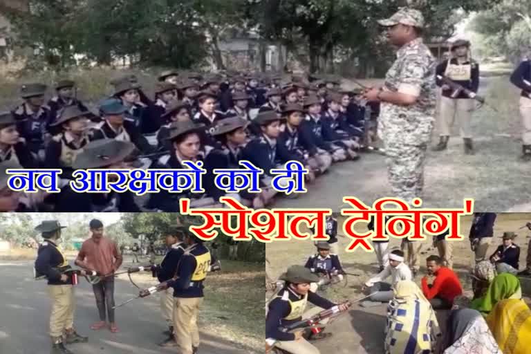 Special training is being given to new constables in Indore