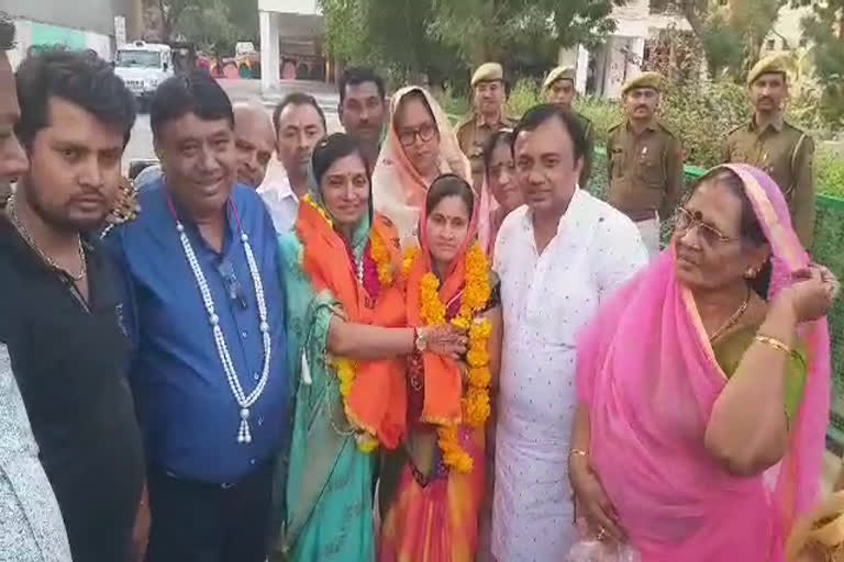 barmer news,  बाड़मेर की खबर,  भाजपा की हेमलता विजयी,  BJP's Hemlata victorious