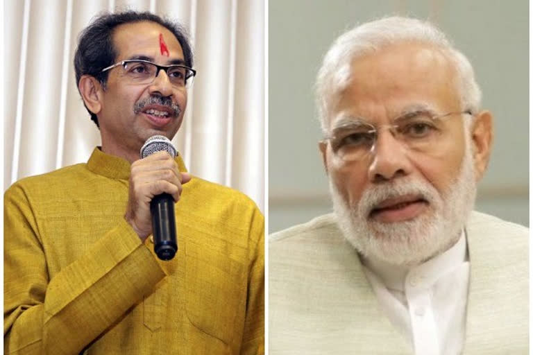 ddhav Thackeray invites PM Modi for oath-taking ceremony  ത്യപ്രതിജ്ഞയ്ക്ക് നരേന്ദ്രമോദി  നരേന്ദ്രമോദിയെ ക്ഷണിച്ച് ഉദ്ദവ് താക്കറെ  ശിവസേന  കോണ്‍ഗ്രസ്  എന്‍.സി.പി