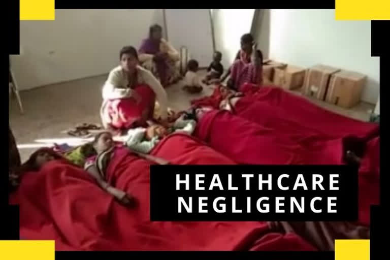 women made to lie on floor after sterilisation in Banda