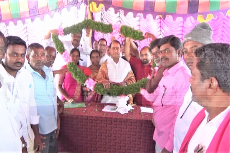 minister indrakaran reddy tour in nirmal district