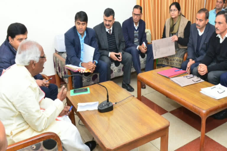 Governor Bandaru Dattatreya holds meeting