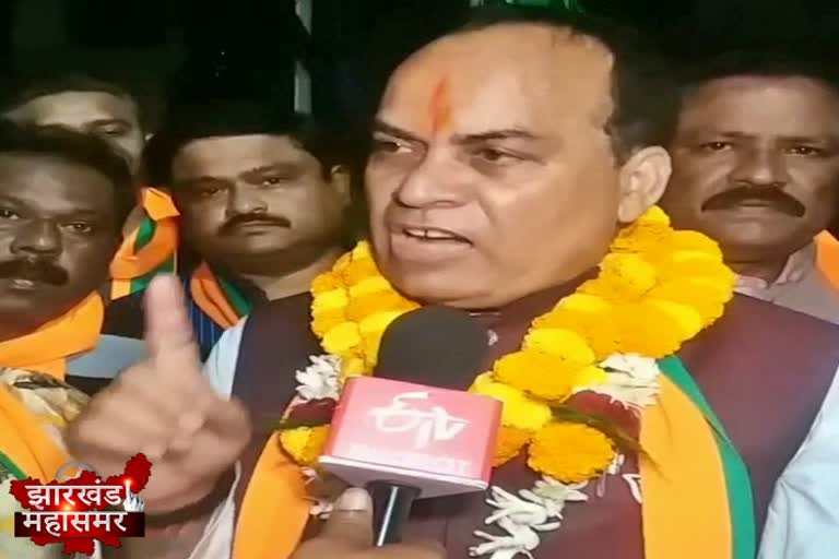 Jamshedpur west assembly seat bjp candidate devendra singh interview on etv bharat