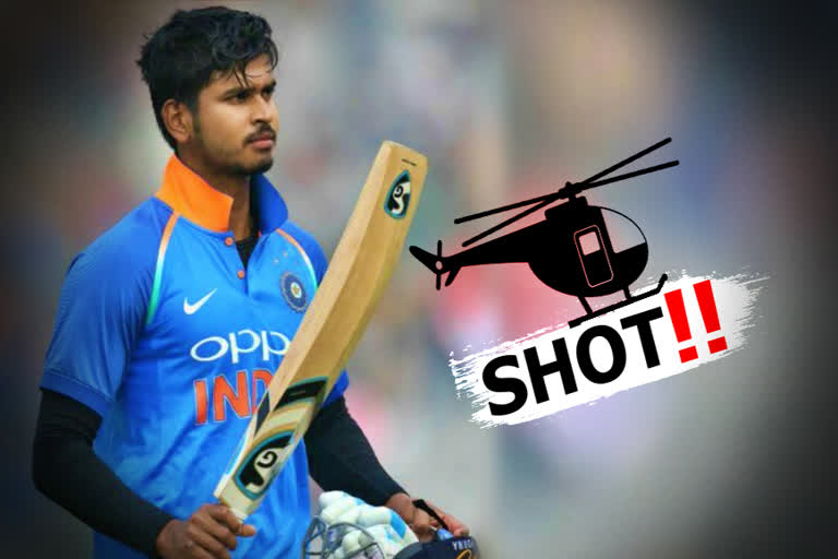 shreyas iyer played helicopter shot during mushtaq ali trophy against punjab