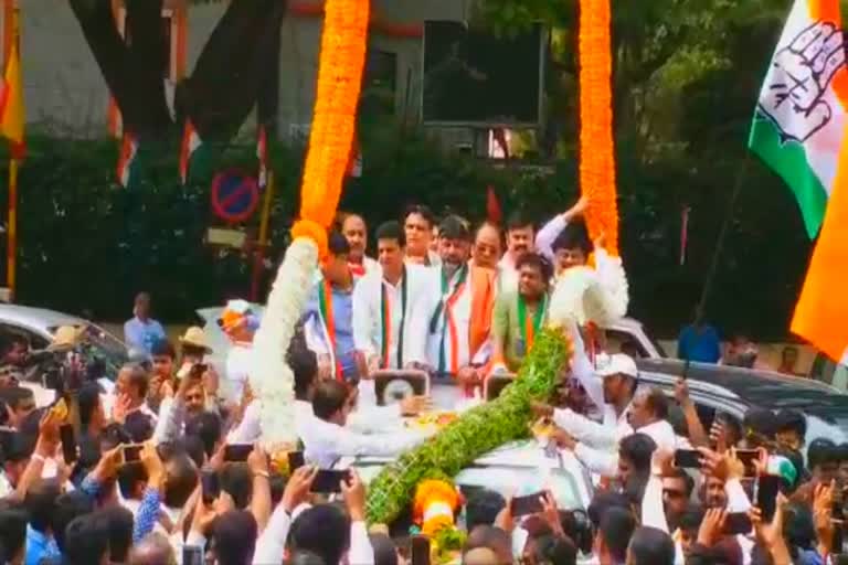 D.k.Shivakumar election campaign in Bangalore