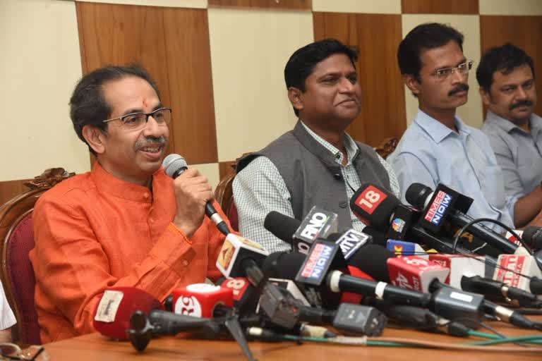 cm udhhav thakrey during press conference in mumbai