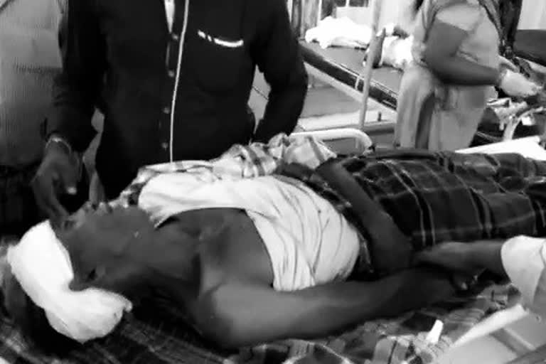 Injuries to two farm labourers in two different accidents at kadapa