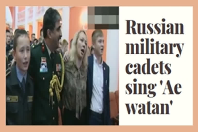 Rafi's 'Aye Watan' on Russian cadets' lips go viral