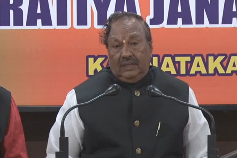 Minister KS Eshwarappa