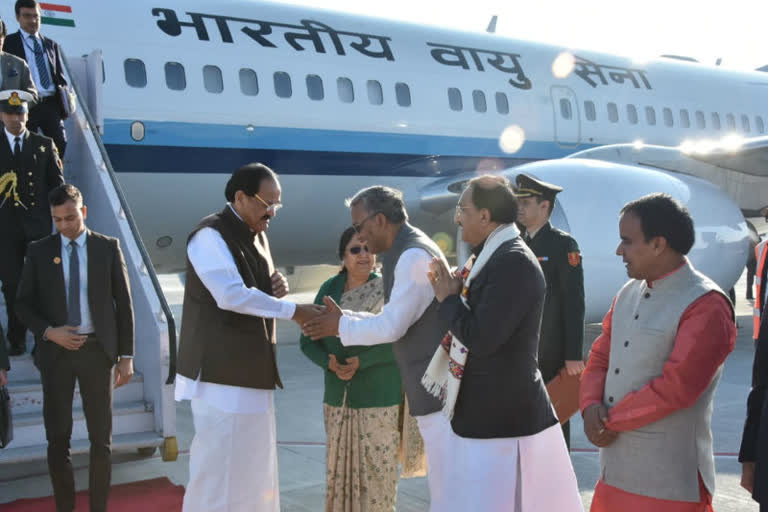 vice-president-venkaiah-naidu in-roorkee uttarakhand etv bharat