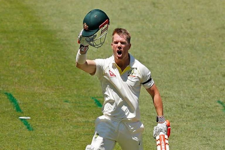 warner complete Three centuries against pakistan