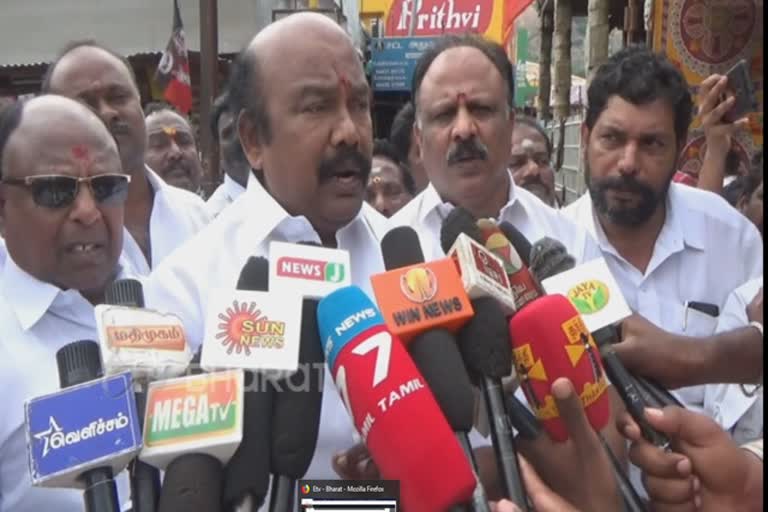 The AIADMK will easily win the local body elections says MLA Rajan chellappa