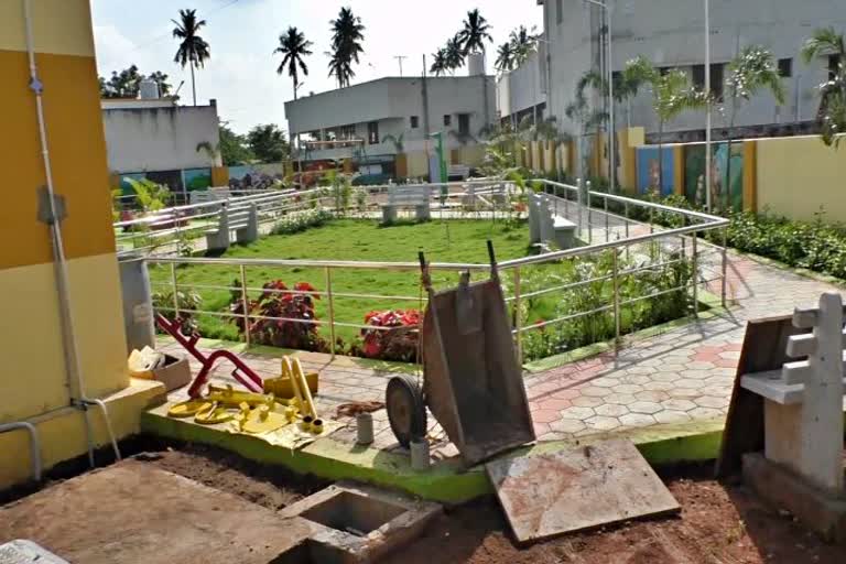 children park closed in erode