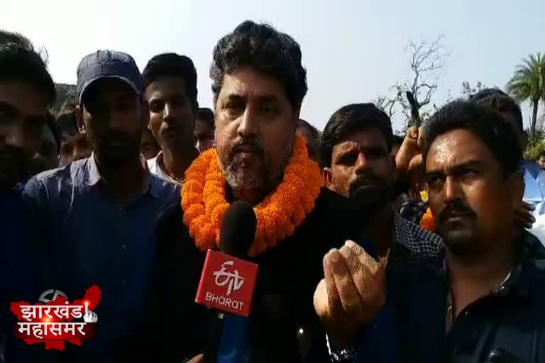 Independent candidate from Jarmundi Sitaram Pathak claimed victory