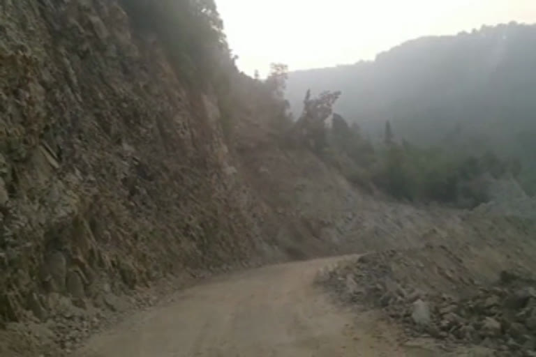 National highway 707 in bad condition