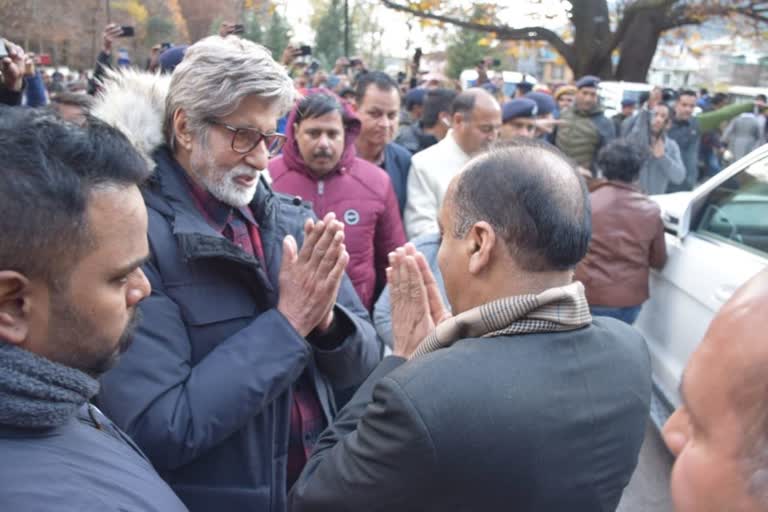 CM Jairam met with  Amitabh Bachchan