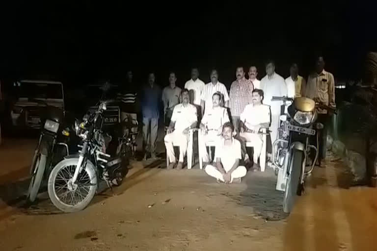 raichur man stole 3 bike and arrested