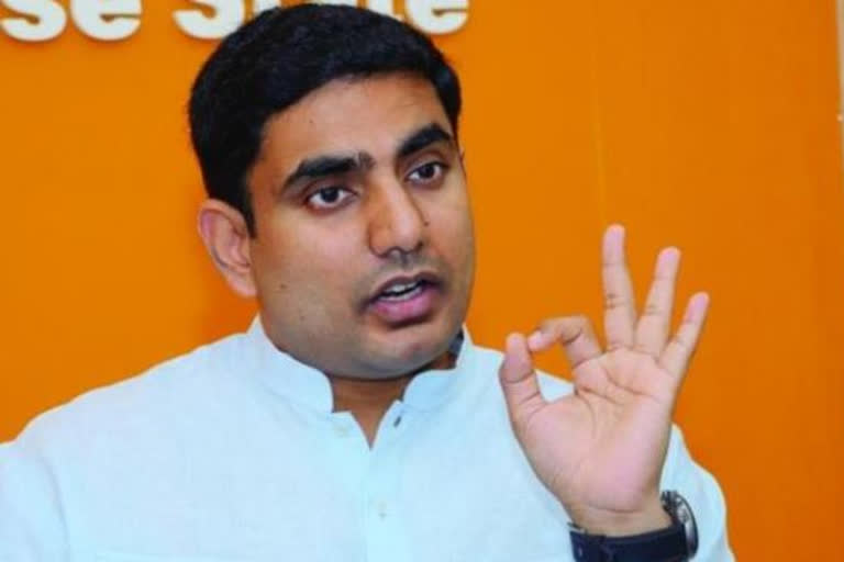 nara lokesh tweet about ycp twitter post