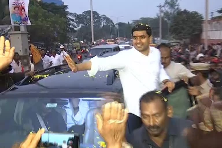 tdp National Secretary General Nara Lokesh visiting east godavari district