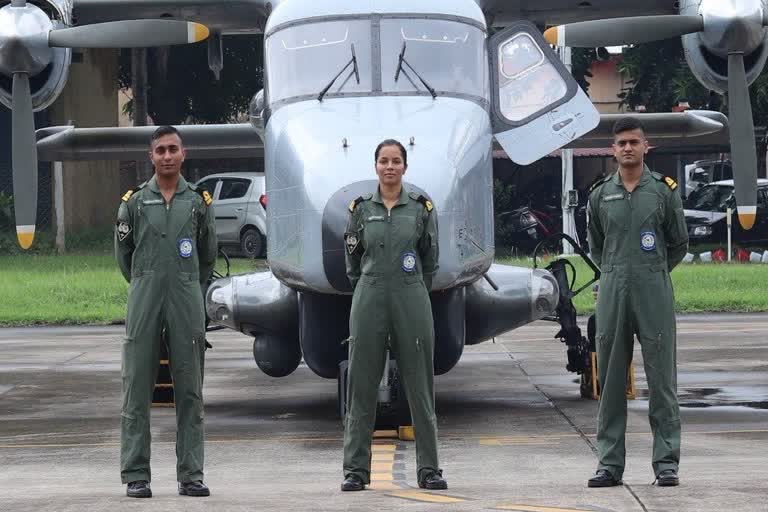 first woman pilot Shivangi , ಮೊದಲ ಮಹಿಳಾ ಪೈಲಟ್ ಶಿವಾಂಗಿ