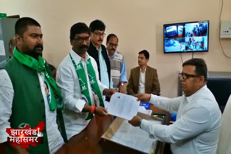 Hemant Soren nominated from Barhet assembly seat in sahibganj