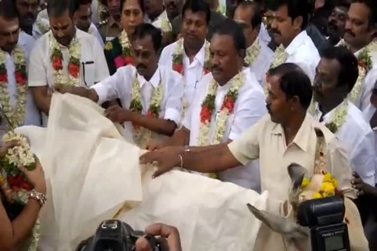 Ministers participate in the Balalaya Puja at Palani Temple