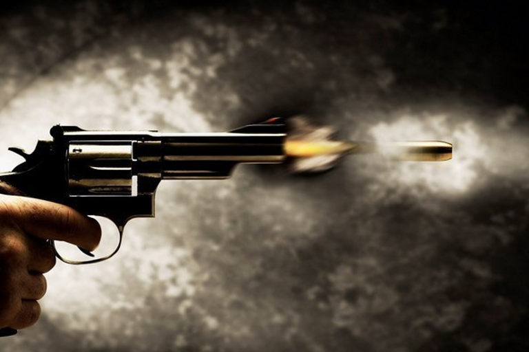 Bullet shot between two sides in baghmara