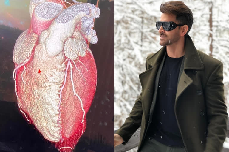 hrithik roshan, hrithik roshan news, hrithik roshan updates, hrithik roshan shares his heart photo, hrithik share photo on social media