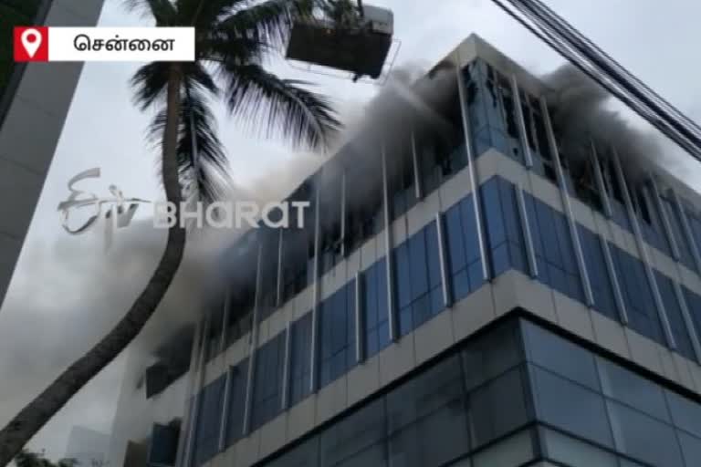 fire at shekar reddy building