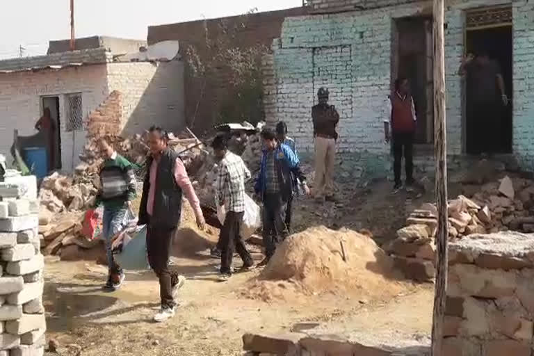 कोटा, 12 houses demolished, संयुक्त कार्रवाई