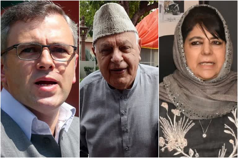 Former detained CMs lodged at Srinagar shifted  former ministers lodged at srinagar  കശ്‌മീരില്‍ വീട്ടുതടങ്കലില്‍ കഴിയുന്ന നേതാക്കളെ ബത്തിന്ദിയിലേക്ക്‌ മാറ്റി  Jammu and Kashmir BJP president Ravindra Raina  Article 370