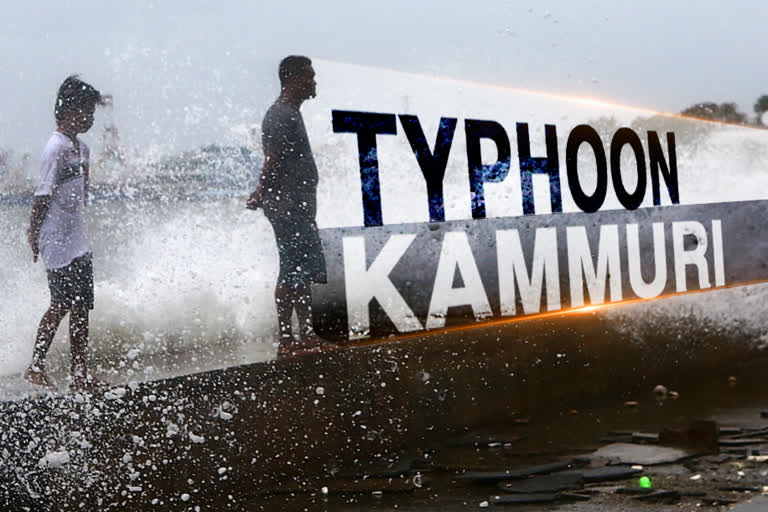 Typhoon Kammuri slammed southeast of Manila, Philippines on Tuesday.