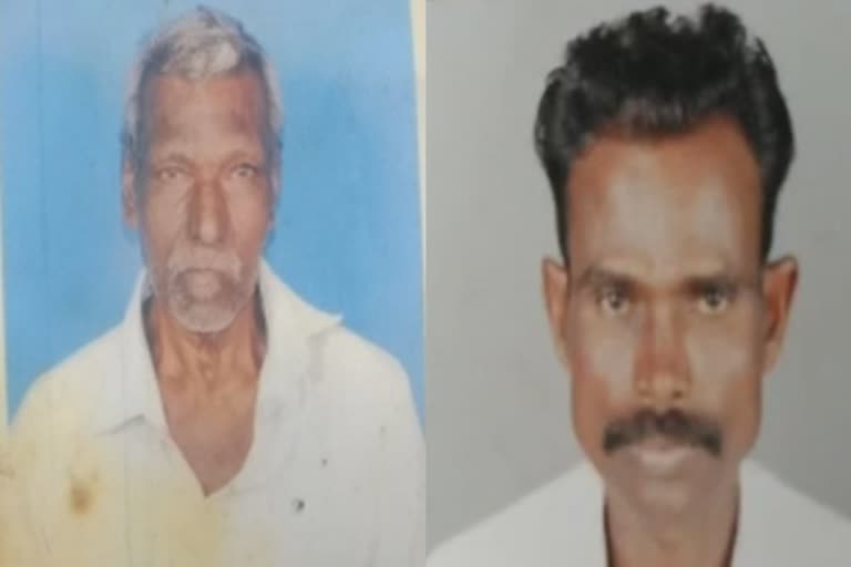 கனமழைக்கு வீடுகளின் சுவர் இடிந்து விழுந்து உயிரிழப்பு  two men death in thiruvarur after falling house wall due to the heavy rain  thiruvarur district news  திருவாரூர் மாவட்டச் செய்திகள்