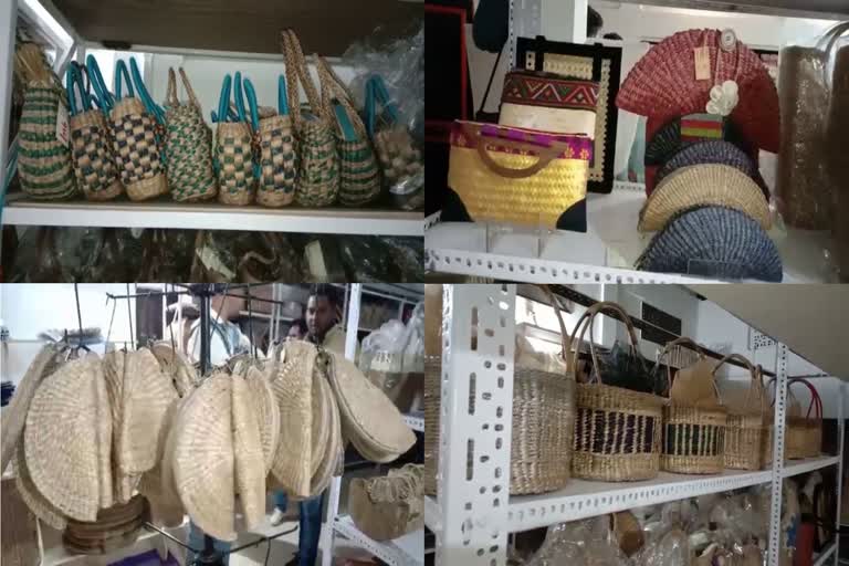 Sivasagar handloom ptroduct made from Water hyacinth