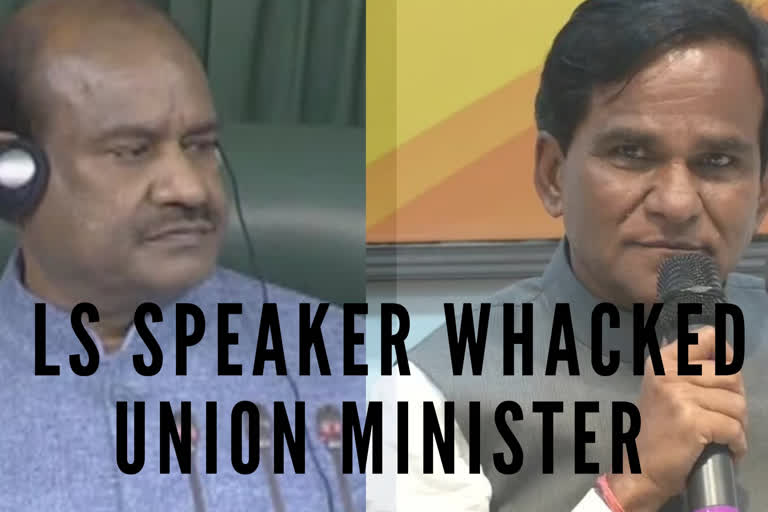 LS Speaker raps Union Minister for not being attentive