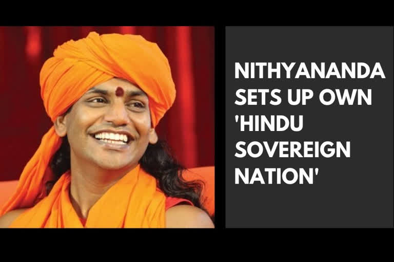 Fugitive godman Nithyananda sets up own 'Hindu sovereign nation'