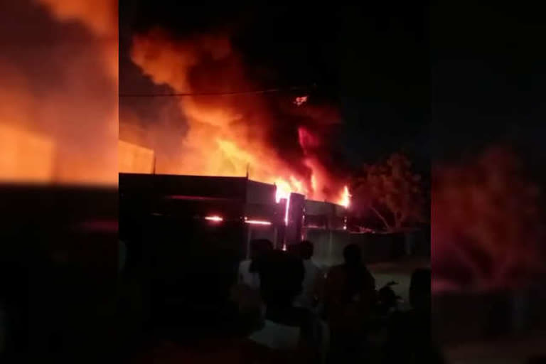 Fire in Khajrana area factory