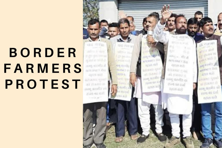 J-K Farmers take out 10-km long march to highlight Border issues