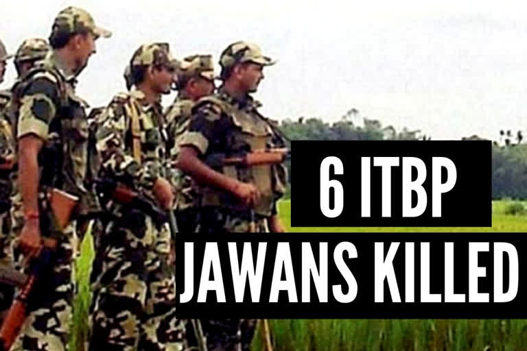 6 ITBP jawans killed, 2 hurt in firing among themselves