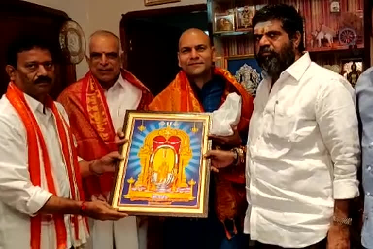 ttd jes singhal visits vizag