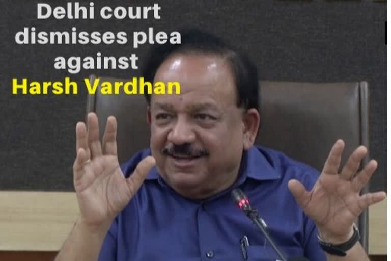 Union minister Harsh Vardhan