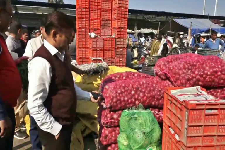 raid in yamunanagar vegetable market