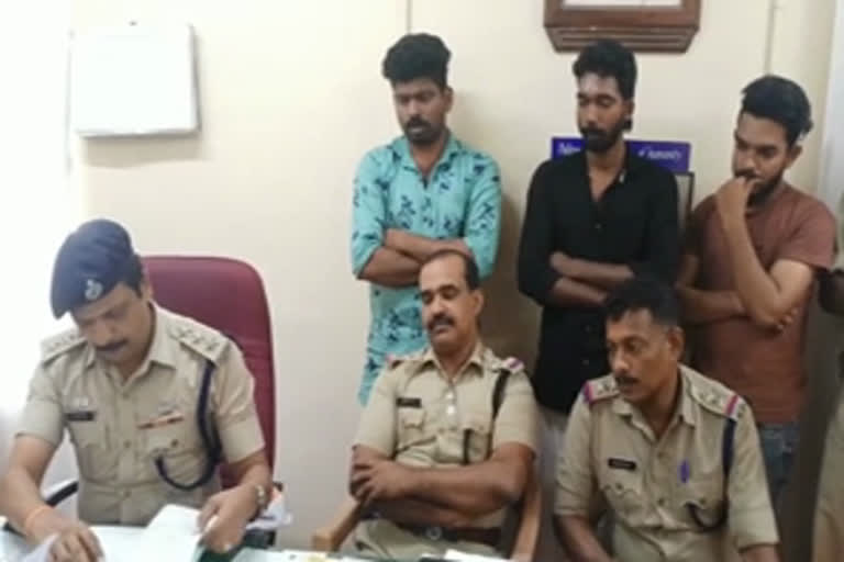 Havala money laundering team arrested  ഹവാല പണം കവര്‍ന്ന സംഘത്തെ പൊലീസ് അറസ്റ്റ് ചെയ്തു  പാനൂര്‍  എട്ട് ലക്ഷം രൂപയുടെ ഹവാല പണം  കണ്ണൂര്‍ ലേറ്റസ്റ്റ്