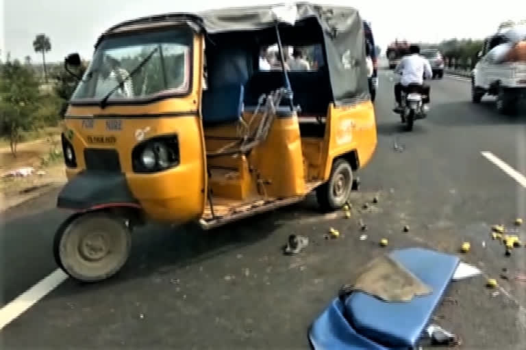 road accident in nalgonda one person died