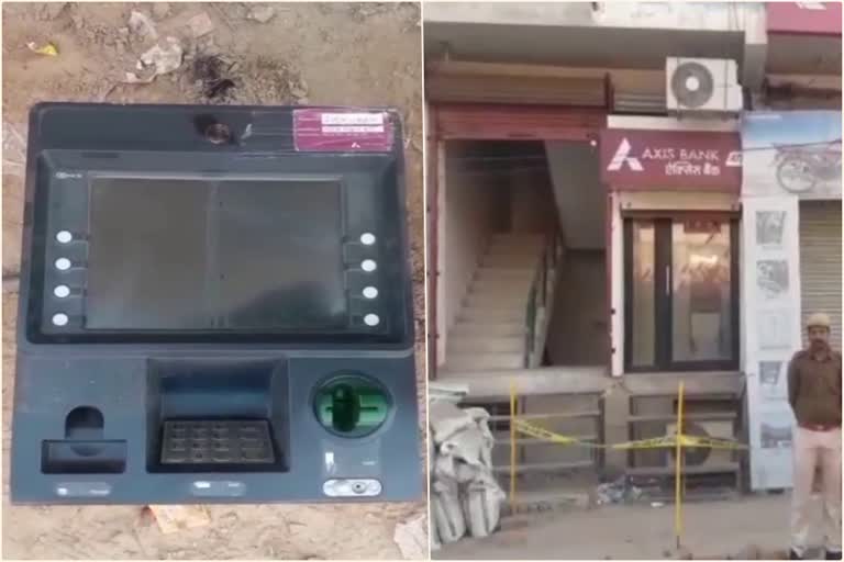 पिलानी की खबर,  pilani news,  झुंझुनू में एटीएम लूटने का प्रयास,  Attempt to rob ATM in Jhunjhunu