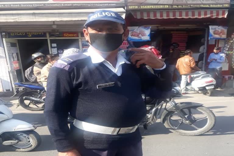 traffic policemen Dehradun