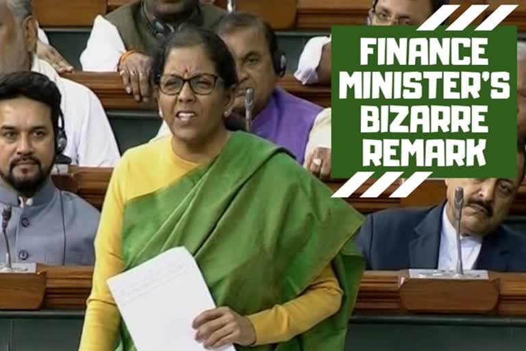 I don't eat much onion: Sitharaman during debate on skyrocketing prices