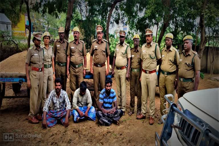 Sand theft in sengam