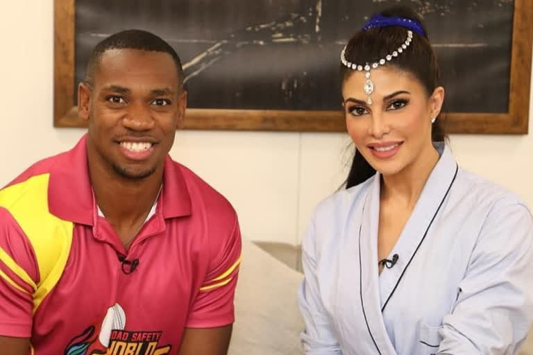 Yohan Blake learns Bolly dancing from Jacqueline