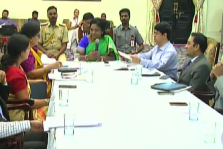 telangana governor review on Health Department